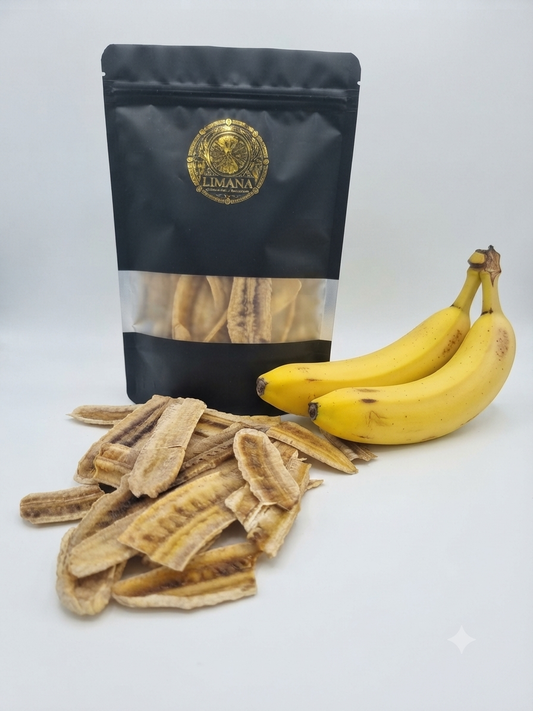 Økologisk tørket banan